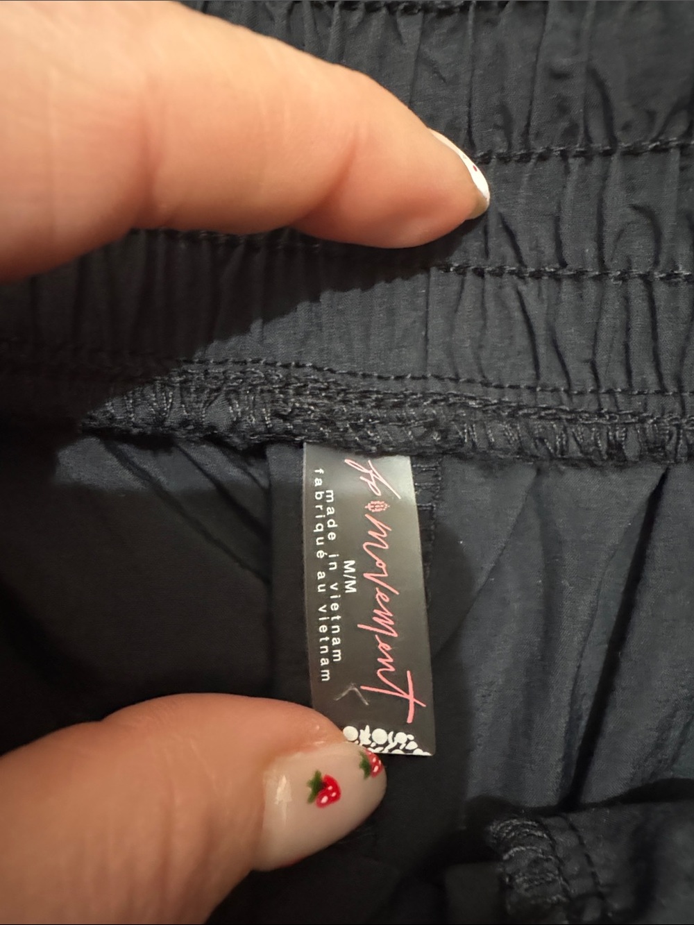 Champ Is Here Black Track Pants with White Piping - Picture 2 of 5
